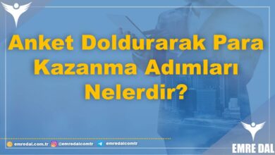 Anket Doldurarak Para Kazanma Adımları Nelerdir