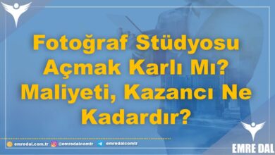 Fotoğraf Stüdyosu Açmak Karlı Mı? Maliyeti, Kazancı Ne Kadardır?