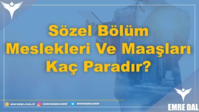 Sözel Bölüm Meslekleri Ve Maaşları Kaç Paradır?