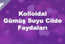 Kolloidal Gümüş Suyu Cilde Faydaları