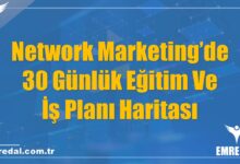 Network Marketing’de 30 Günlük Eğitim Ve İş Planı Haritası