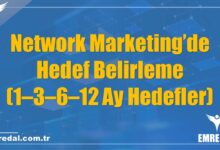 Network Marketing’de Hedef Belirleme (1–3–6–12 Ay Hedefler)