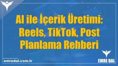 AI ile İçerik Üretimi: Reels, TikTok, Post Planlama Rehberi