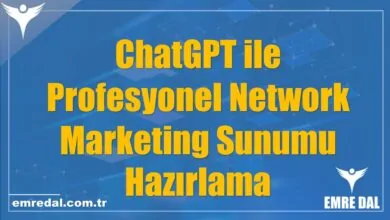 ChatGPT ile Profesyonel Network Marketing Sunumu Hazırlama