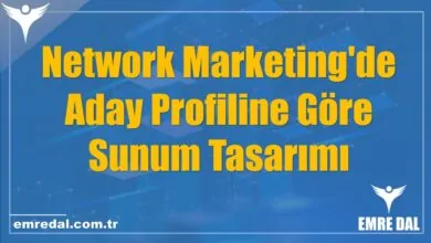 Network Marketing'de Aday Profiline Göre Sunum Tasarımı