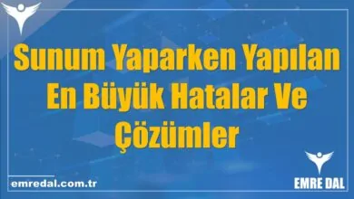 Sunum Yaparken Yapılan En Büyük Hatalar Ve Çözümler