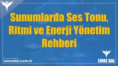 Sunumlarda Ses Tonu, Ritmi ve Enerji Yönetim Rehberi