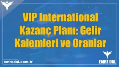 VIP International Kazanç Planı: Gelir Kalemleri ve Oranlar