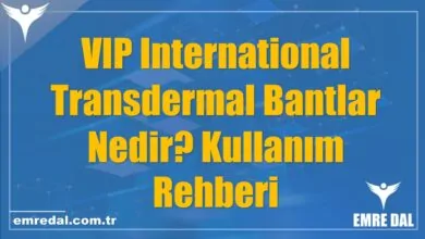 VIP International Transdermal Bantlar Nedir? Kullanım Rehberi