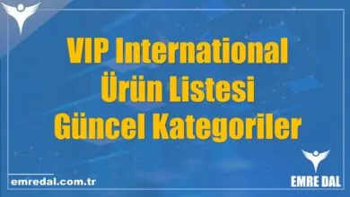 VIP International Ürün Listesi: Güncel Kategoriler
