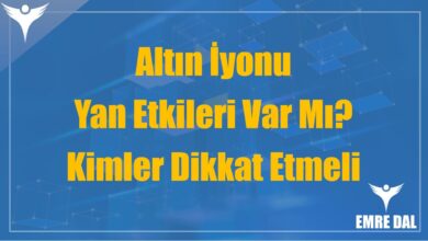 Altın İyonu Yan Etkileri Var Mı? Kimler Dikkat Etmeli