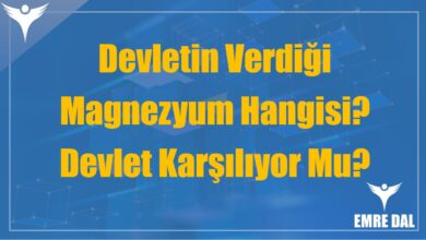Devletin Verdiği Magnezyum Hangisi? Devlet Karşılıyor Mu?