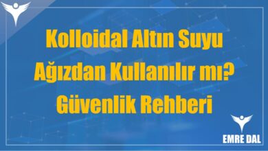 Kolloidal Altın Suyu Ağızdan Kullanılır mı? Güvenlik Rehberi