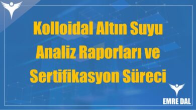 Kolloidal Altın Suyu Analiz Raporları ve Sertifikasyon Süreci