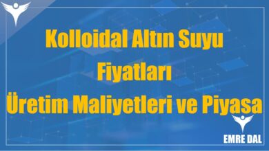 Kolloidal Altın Suyu Fiyatları: Üretim Maliyetleri ve Piyasa