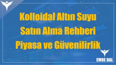 Kolloidal Altın Suyu Satın Alma Rehberi: Piyasa ve Güvenilirlik