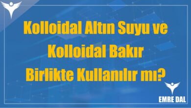 Kolloidal Altın Suyu ve Kolloidal Bakır Birlikte Kullanılır mı?