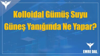 Kolloidal Gümüş Suyu Güneş Yanığında Ne Yapar?