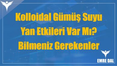 Kolloidal Gümüş Suyu Yan Etkileri Var Mı? Bilmeniz Gerekenler
