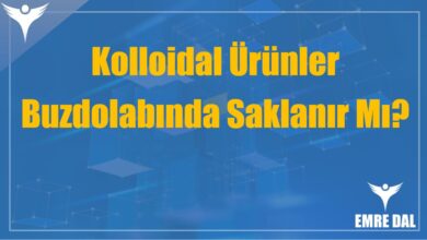 Kolloidal Ürünler Buzdolabında Saklanır Mı?