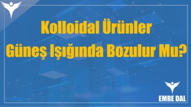 Kolloidal Ürünler Güneş Işığında Bozulur Mu?