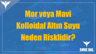 Mor veya Mavi Kolloidal Altın Suyu Neden Risklidir?
