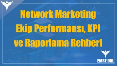 Network Marketing Ekip Performansı, KPI ve Raporlama Rehberi