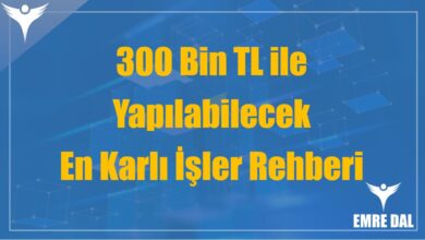 300 Bin TL ile Yapılabilecek En Karlı İşler Rehberi