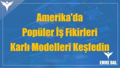 Amerika'da Popüler İş Fikirleri: Karlı Modelleri Keşfedin
