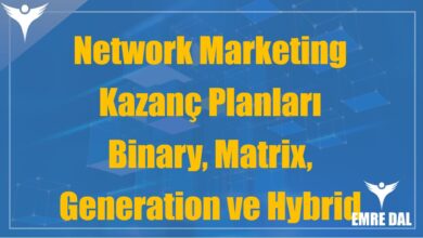Network Marketing Kazanç Planları: Binary, Matrix, Generation ve Hybrid