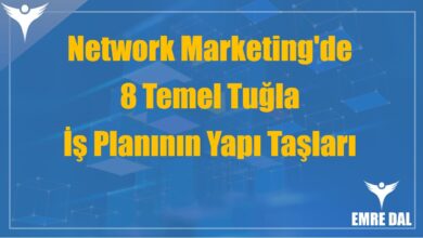 Network Marketing'de 8 Temel Tuğla: İş Planının Yapı Taşları