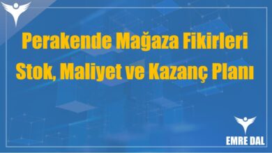 Perakende Mağaza Fikirleri: Stok, Maliyet ve Kazanç Planı
