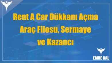 Rent A Car Dükkanı Açma: Araç Filosu, Sermaye ve Kazancı