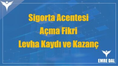 Sigorta Acentesi Açma Fikri: Levha Kaydı ve Kazanç